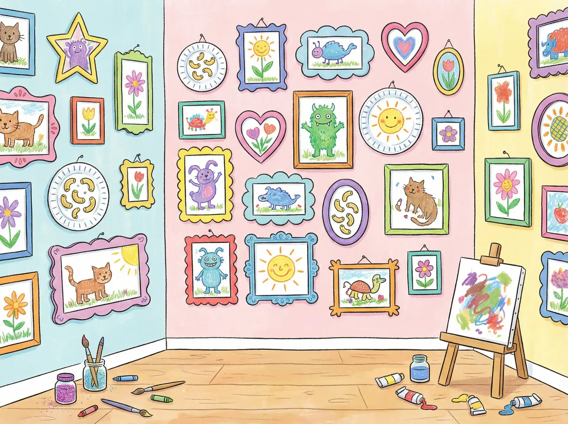 小朋友的彩色画作 - 小小安妮第二季 创意展示